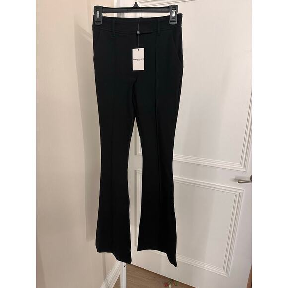 NEW Generation Love Rylee Ponte Pant Flared Leg High Waisted Black Size 0 - Picture 4 of 7